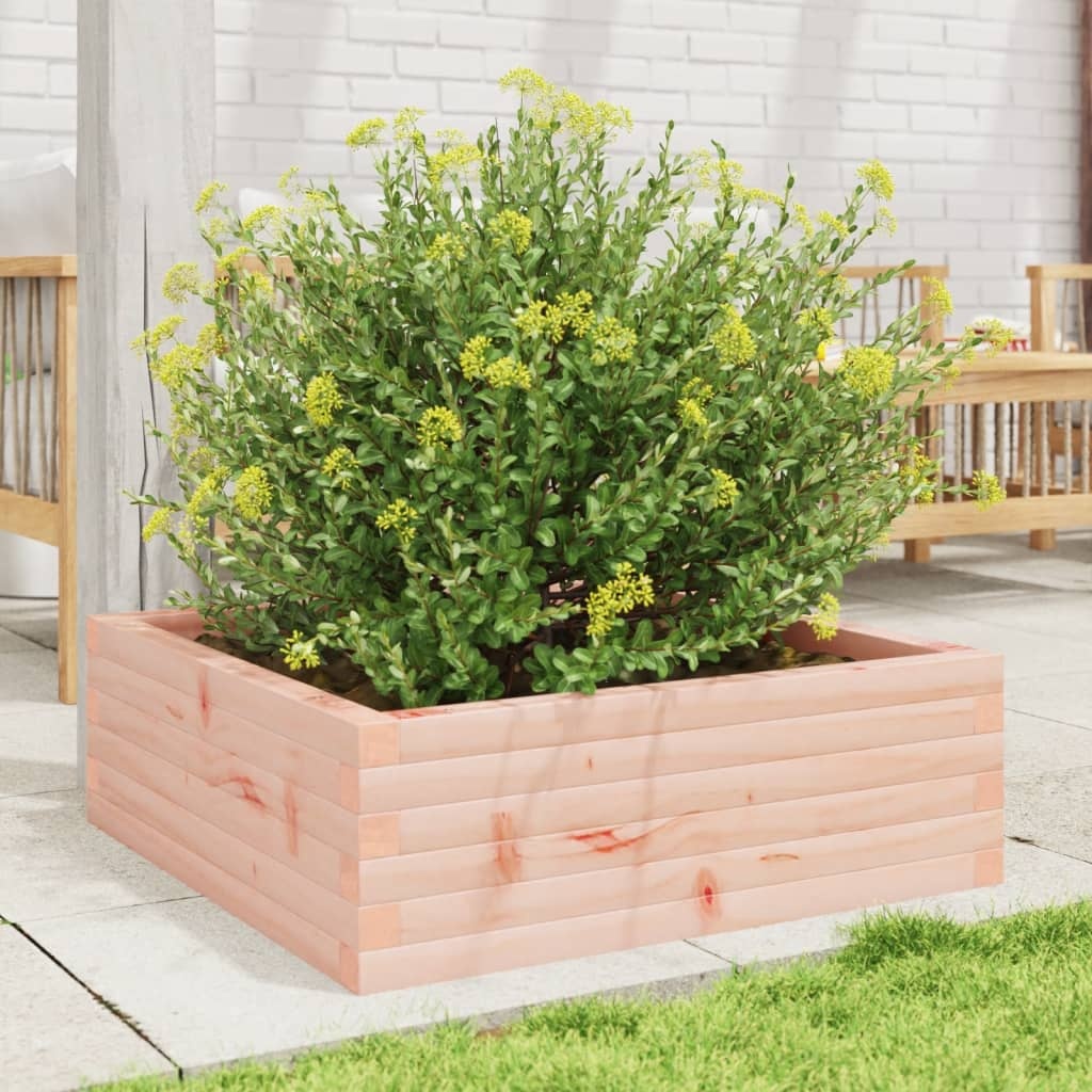 VidaXL Plantenbak 70x70x23 cm massief douglashout