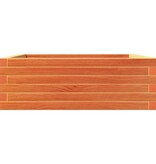 VidaXL Plantenbak 70x70x23 cm massief grenenhout wasbruin
