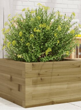 VidaXL Plantenbak 40x40x23 cm geïmpregneerd grenenhout