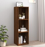 VidaXL Boekenkast/tv-meubel 36x30x114 cm bruin eikenkleur