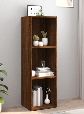 VidaXL Boekenkast/tv-meubel 36x30x114 cm bruin eikenkleur