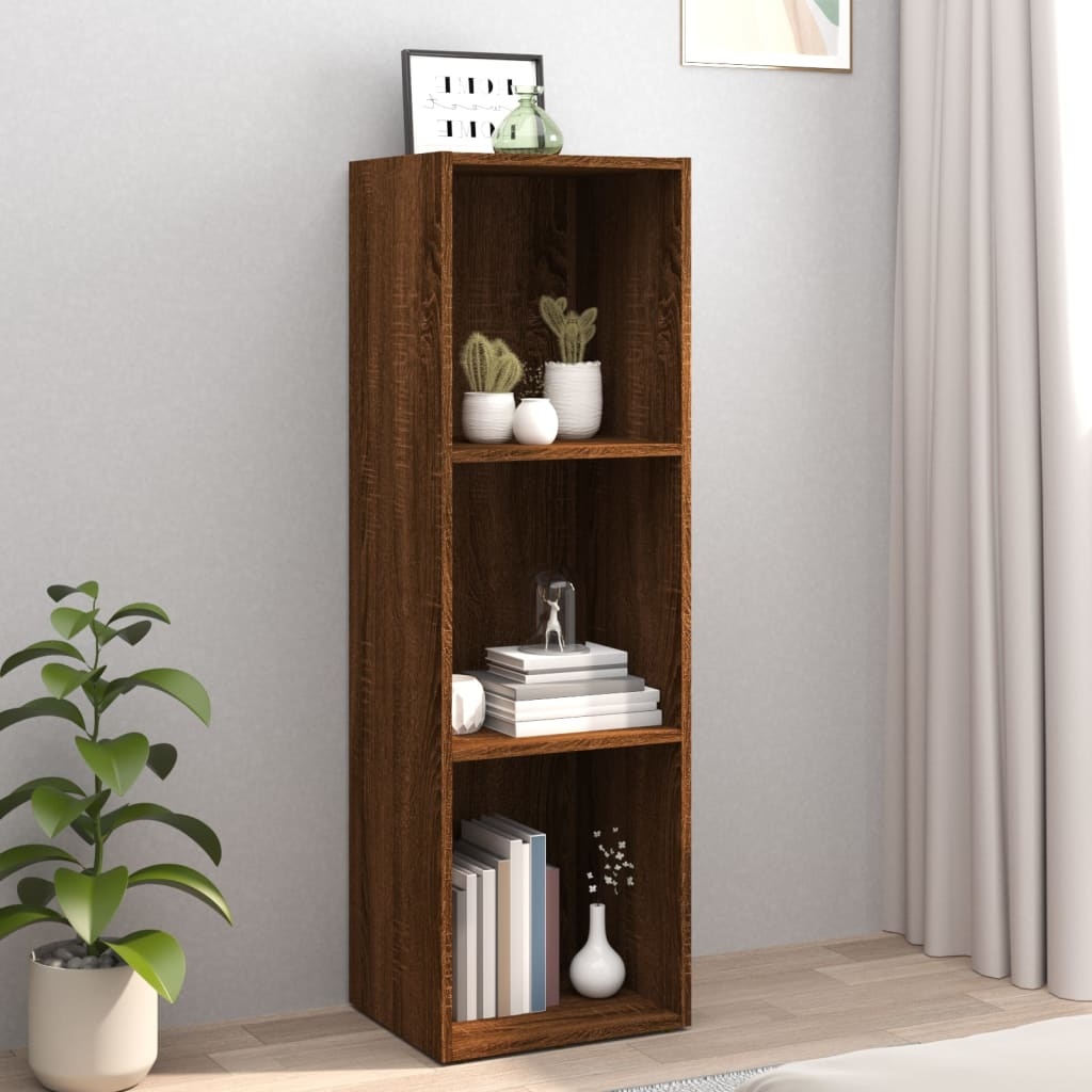 VidaXL Boekenkast/tv-meubel 36x30x114 cm bruin eikenkleur