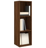 VidaXL Boekenkast/tv-meubel 36x30x114 cm bruin eikenkleur