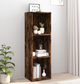VidaXL Boekenkast / tv-meubel 36x30x114 cm bewerkt hout gerookt eiken