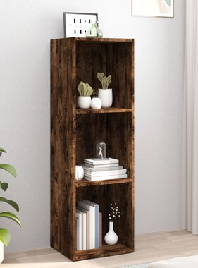 VidaXL Boekenkast / tv-meubel 36x30x114 cm bewerkt hout gerookt eiken