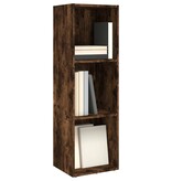 VidaXL Boekenkast / tv-meubel 36x30x114 cm bewerkt hout gerookt eiken