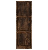 VidaXL Boekenkast / tv-meubel 36x30x114 cm bewerkt hout gerookt eiken