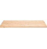 vidaXL Tafelblad rechthoekig 110x55x2,5 cm massief grenenhout