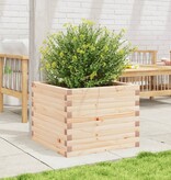 VidaXL Plantenbak 60x60x45,5 cm massief grenenhout