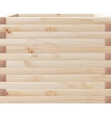 VidaXL Plantenbak 60x60x45,5 cm massief grenenhout