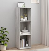 VidaXL Boekenkast/tv-meubel 36x30x114 cm hout grijs sonoma eiken