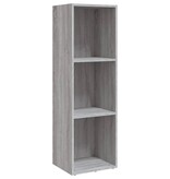 VidaXL Boekenkast/tv-meubel 36x30x114 cm hout grijs sonoma eiken