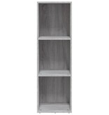 VidaXL Boekenkast/tv-meubel 36x30x114 cm hout grijs sonoma eiken
