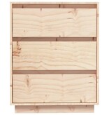 VidaXL Dressoir 60x34x75 cm massief grenenhout