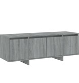 VidaXL Tv-meubel 120x30x40,5 cm bewerkt hout grijs sonoma eikenkleurig