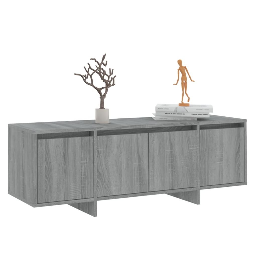 VidaXL Tv-meubel 120x30x40,5 cm bewerkt hout grijs sonoma eikenkleurig