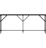 VidaXL Wandtafel 180x23x75 cm bewerkt hout zwart