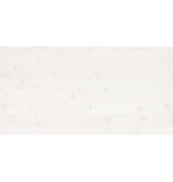 VidaXL Tafelblad rechthoekig 100x50x2,5 cm massief grenenhout wit