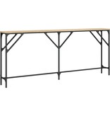 VidaXL Wandtafel 180x23x75 cm bewerkt hout sonoma eikenkleurig