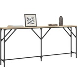 VidaXL Wandtafel 180x23x75 cm bewerkt hout sonoma eikenkleurig