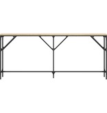 VidaXL Wandtafel 180x23x75 cm bewerkt hout sonoma eikenkleurig