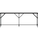 VidaXL Wandtafel 200x29x75 cm bewerkt hout zwart