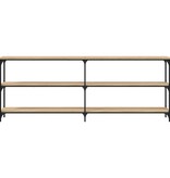 VidaXL Wandtafel 200x29x75 cm bewerkt hout sonoma eikenkleurig