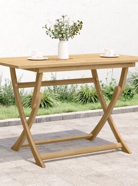 vidaXL Tuintafel inklapbaar 120x70x75 cm massief acaciahout