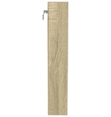 VidaXL Vitrinekast 100x8,5x50 cm bewerkt hout sonoma eikenkleurig