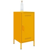 VidaXL Dressoirs 2 st 36x39x79 cm koudgewalst staal mosterdgeel