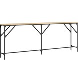 VidaXL Wandtafel 200x29x75 cm bewerkt hout sonoma eikenkleurig