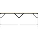 VidaXL Wandtafel 200x29x75 cm bewerkt hout sonoma eikenkleurig