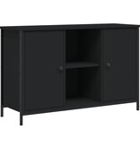 VidaXL Tv-meubel 100x35x65 cm bewerkt hout zwart