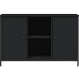 VidaXL Tv-meubel 100x35x65 cm bewerkt hout zwart