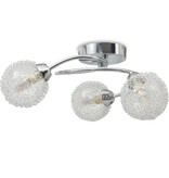 VidaXL Plafondlamp met 3 LED-lampen G9 120 W