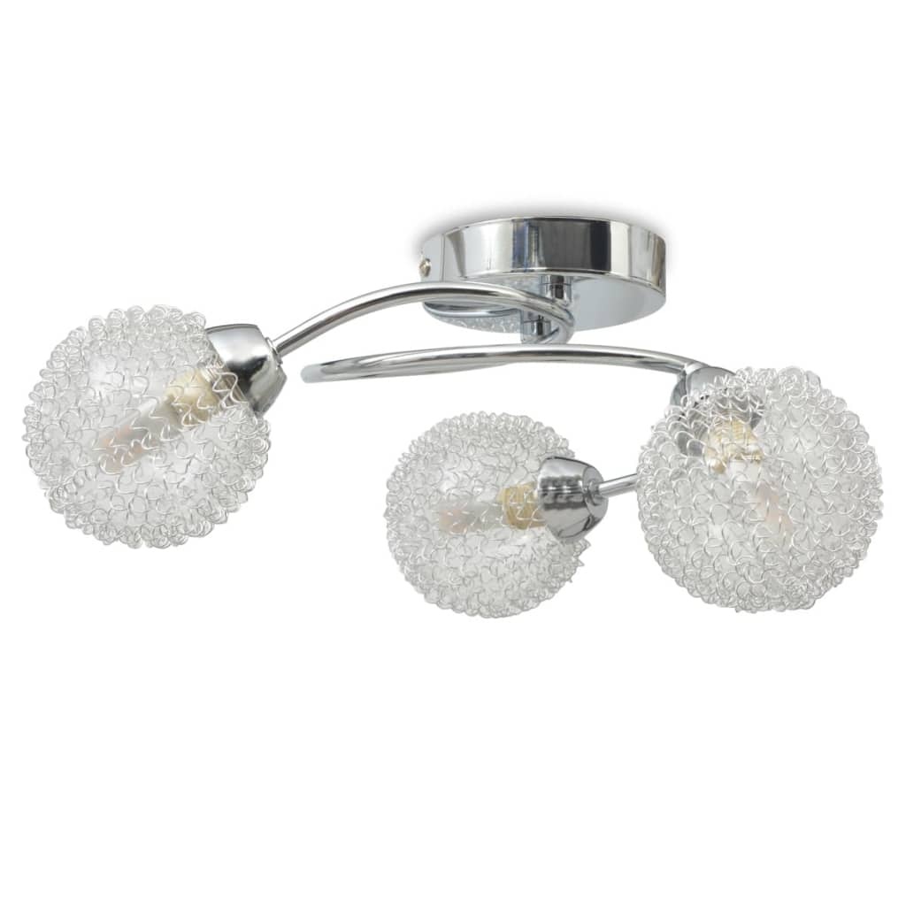VidaXL Plafondlamp met 3 LED-lampen G9 120 W