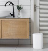 VidaXL Afvalbak met sensor Morandi 12 L wit