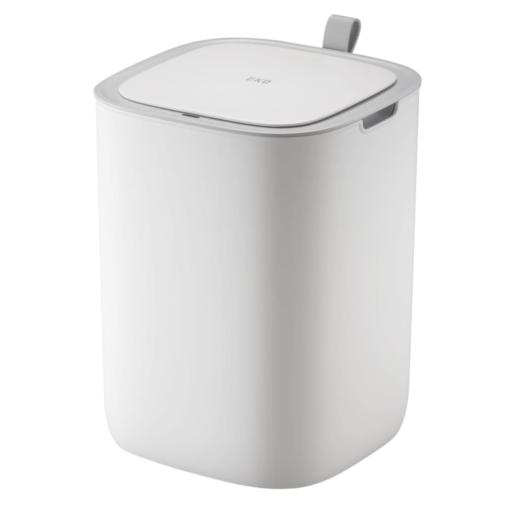 VidaXL Afvalbak met sensor Morandi 12 L wit