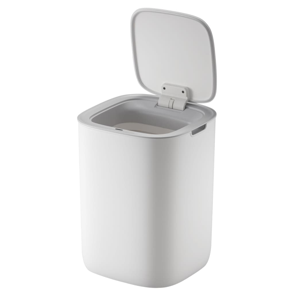 VidaXL Afvalbak met sensor Morandi 12 L wit