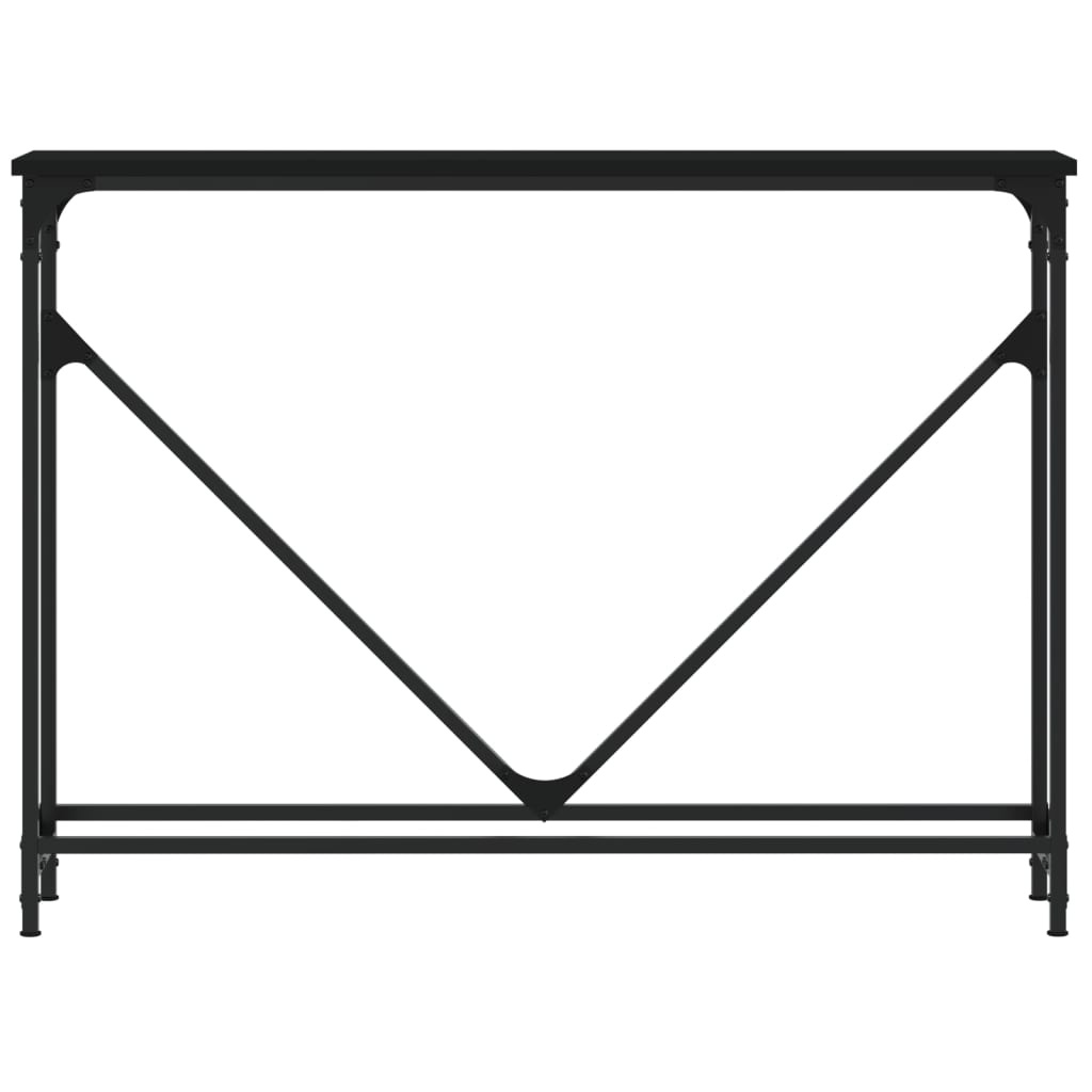 VidaXL Wandtafel 102x22,5x75 cm bewerkt hout zwart
