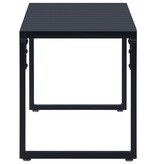 VidaXL Tuinbank 120,5 cm PS-plaat zwart