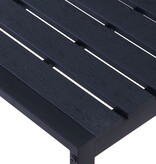 VidaXL Tuinbank 120,5 cm PS-plaat zwart