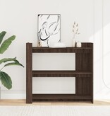 VidaXL Wandtafel 100x35x90 cm bewerkt hout bruin eikenkleurig