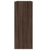 VidaXL Wandtafel 100x35x90 cm bewerkt hout bruin eikenkleurig
