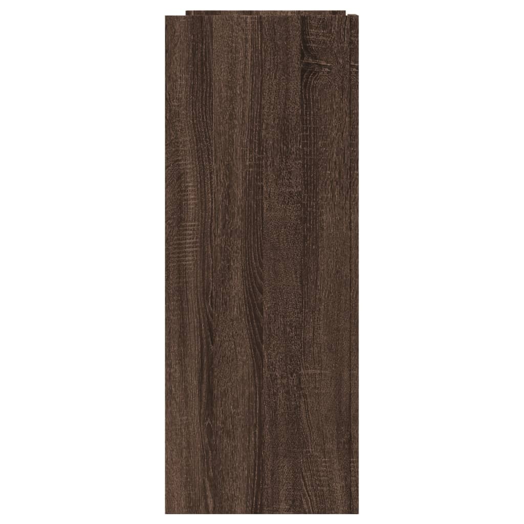 VidaXL Wandtafel 100x35x90 cm bewerkt hout bruin eikenkleurig