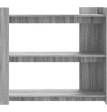 VidaXL Wandtafel 100x35x90 cm bewerkt hout grijs sonoma eikenkleurig
