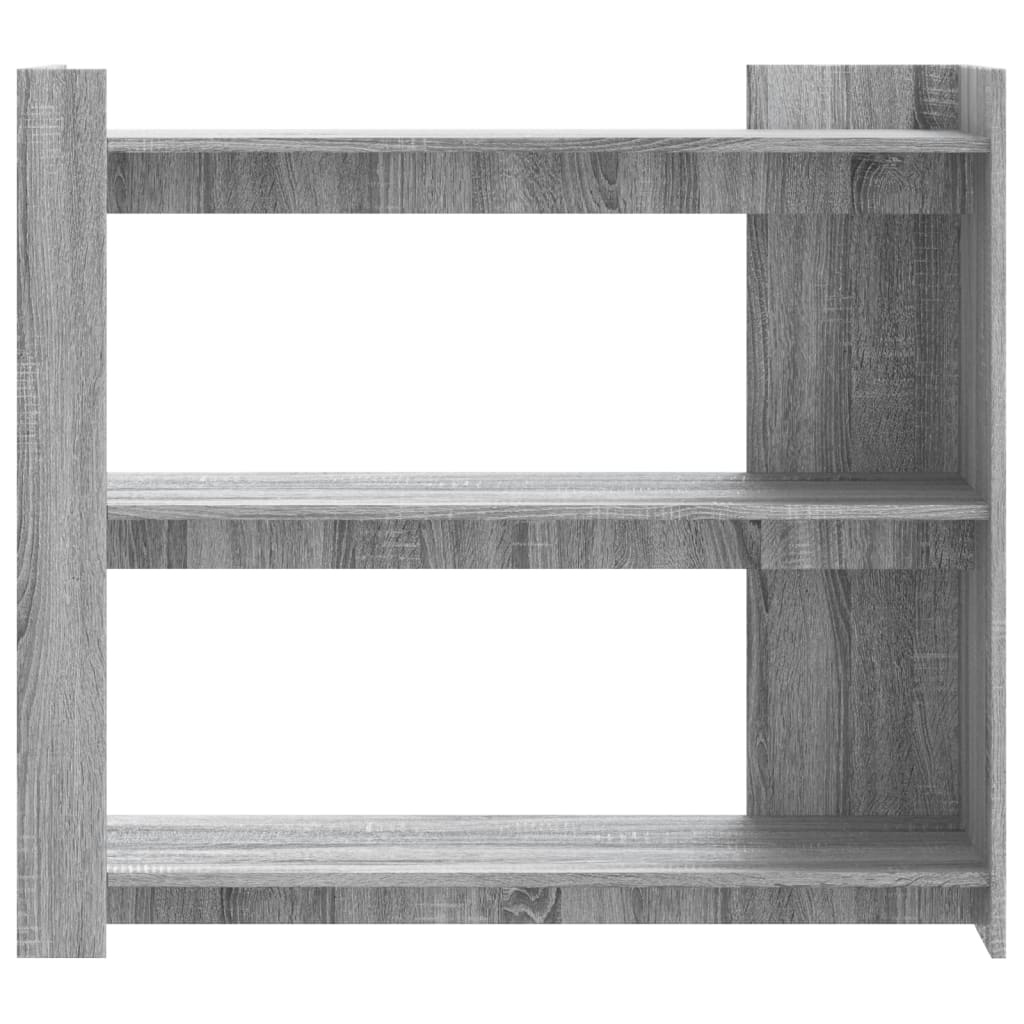 VidaXL Wandtafel 100x35x90 cm bewerkt hout grijs sonoma eikenkleurig