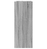 VidaXL Wandtafel 100x35x90 cm bewerkt hout grijs sonoma eikenkleurig