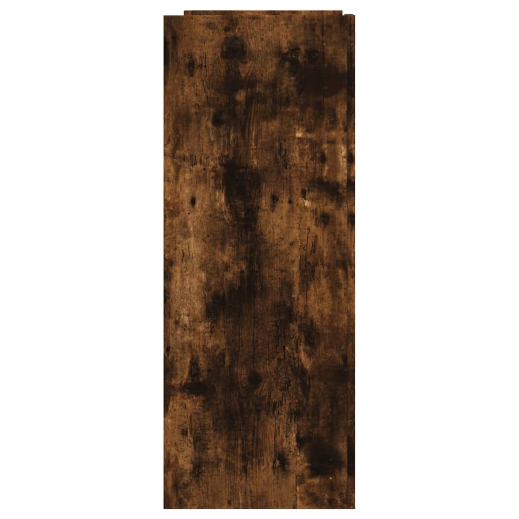 VidaXL Wandtafel 100x35x90 cm bewerkt hout gerookt eikenkleurig