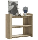 VidaXL Wandtafel 100x35x90 cm bewerkt hout sonoma eikenkleurig